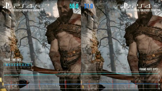 数毛社《战神4》PS5补丁：完美的4K、60帧游戏体验