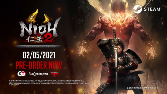 《仁王2：完全版》PC版特性介绍视频 支持60/120帧4K画面
