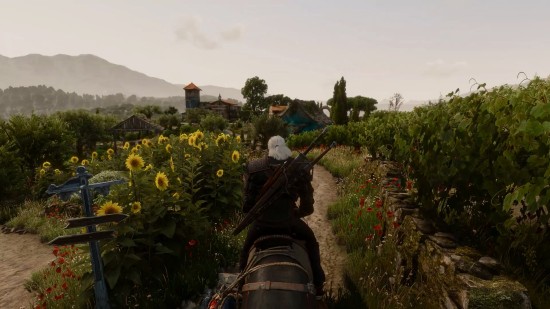 油管主用3090运行4K《巫师3》 还打上了50多个MOD