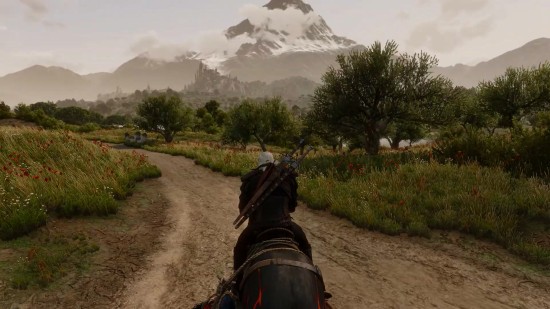 油管主用3090运行4K《巫师3》 还打上了50多个MOD