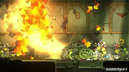 2D跑酷射击游戏《战锤40K：Shootas,Blood & Teef》上架Steam 率领兽人摧毁巢都