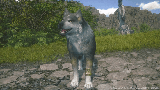 《最终幻想16》狼犬实机展示：动画效果丰富