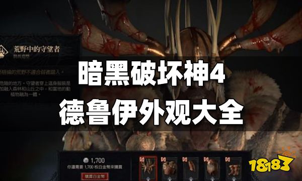 暗黑4德鲁伊外观一览  暗黑4德鲁伊外观有哪些