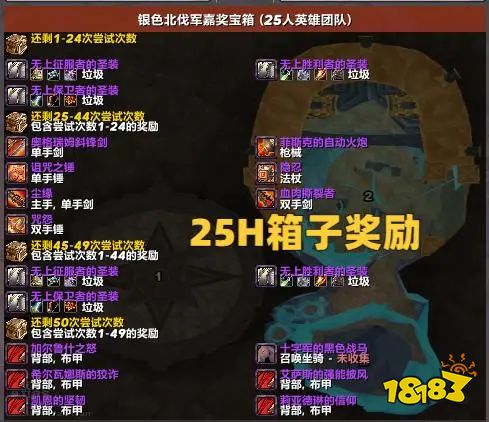 魔兽世界50箱子是什么意思 WLK怀旧服toc50箱介绍