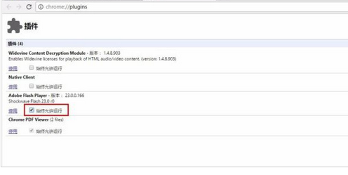 chrome谷歌浏览器如何开启flash插件?