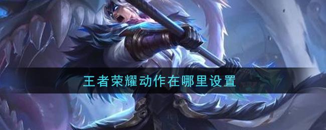 王者荣耀动作在哪里设置？