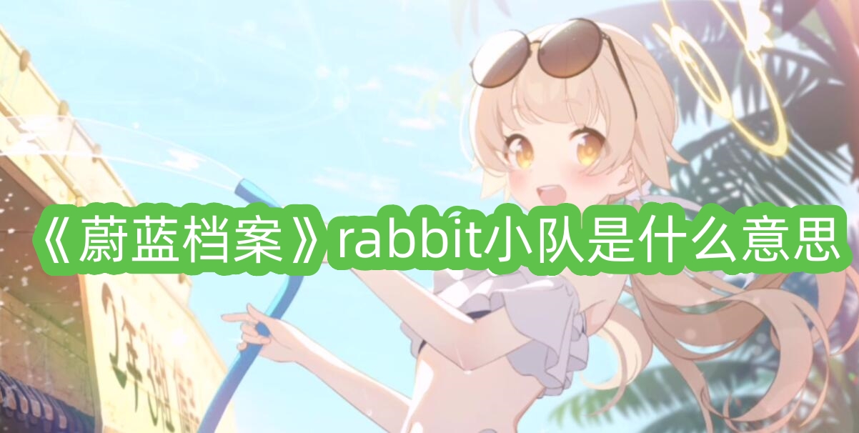 蔚蓝档案rabbit小队是什么意思