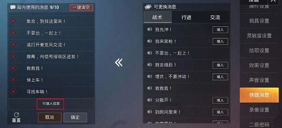 和平精英怎么改战术语音