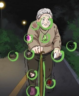 《汉字找茬王》夜跑惊魂找到异常之处通关攻略