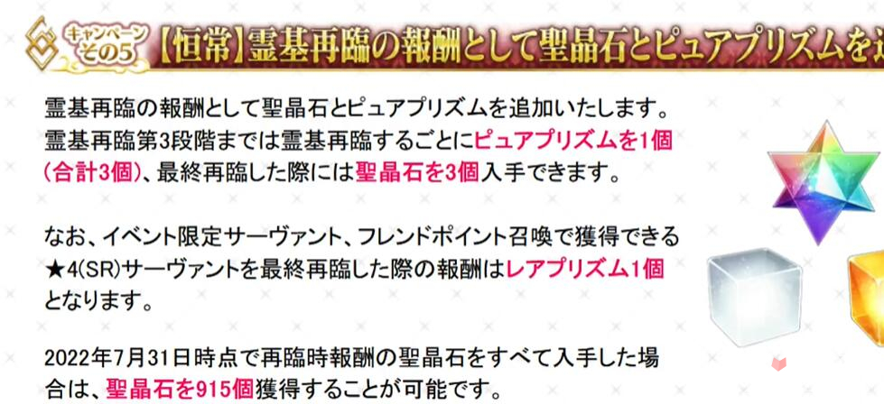 《fgo》七周年送多少石头