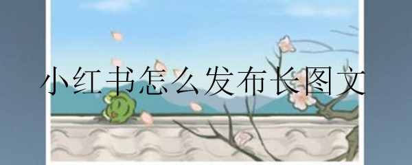 小红书长图文在哪发布？长图文发布流程介绍_