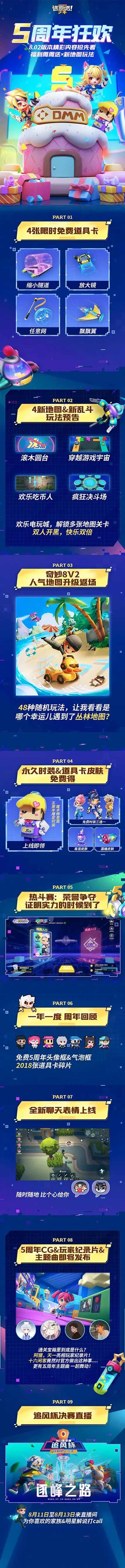 《逃跑吧少年》五周年免费皮肤一览