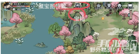 《方寸对决》燕子坞江湖志宝箱位置大全