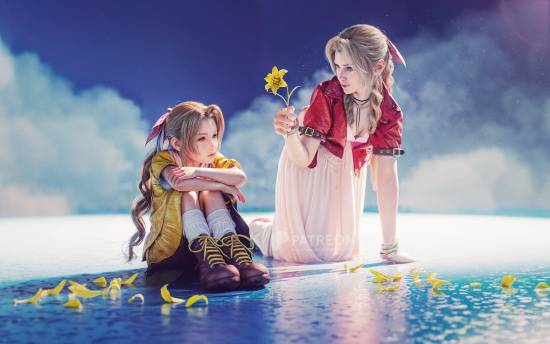 《最终幻想7》3D渲染作品分享 蒂法爱丽丝娇颜明媚