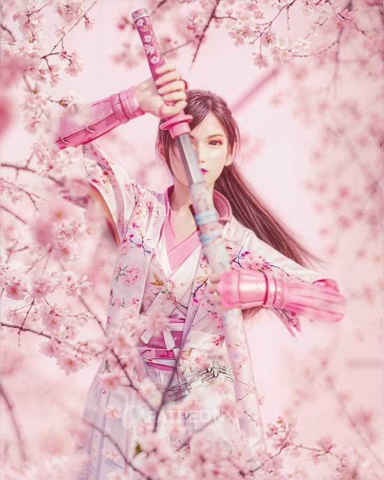 《最终幻想7》3D渲染作品分享 蒂法爱丽丝娇颜明媚