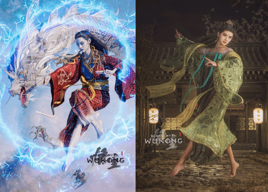 博主分享《黑神话：悟空》和《最终幻想7》3D同人建模合集:真希望他们能赢年度