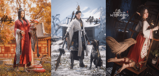博主分享《黑神话：悟空》和《最终幻想7》3D同人建模合集:真希望他们能赢年度