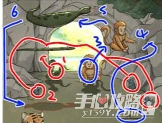 《全民汉字王》动物躲猫猫帮助小动物躲过老虎通关攻略
