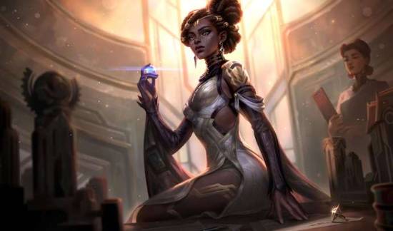 首个反弹技能英雄来了！《LOL》新英雄梅尔原画释出