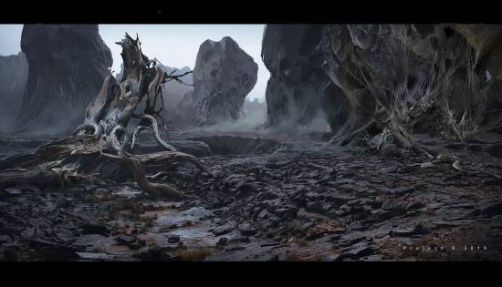 杨奇公布《黑神话：悟空》黄风大圣与鹤仙人原画：灵吉的头被夹腋下！