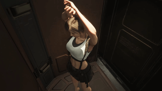 《FF7重生》蒂法更衣室画面流出：监控视角来了！