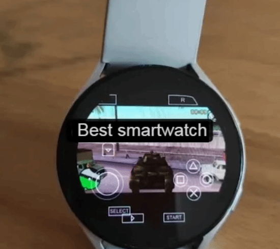 国外大佬改装三星Galaxy Watch 5 成功运行《战神：奥林匹斯之链》和《GTA：罪恶都市》!