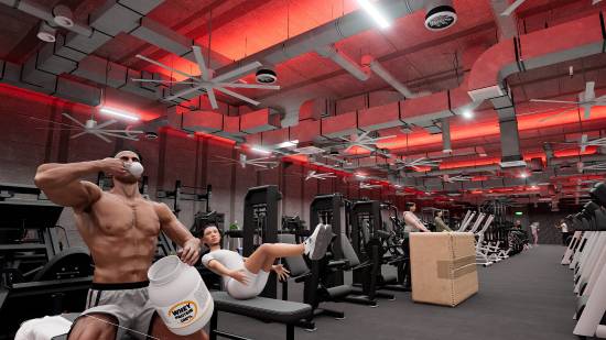 赛博健身!真实健身模拟器《Bodybuilder Simulator CO-OP》上架Steam