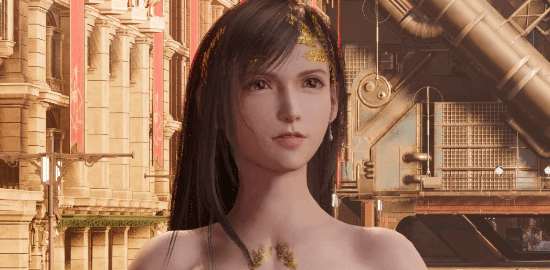 《最终幻想7：重生》绝美蒂法黄金套装Mod：穿上后更美了！