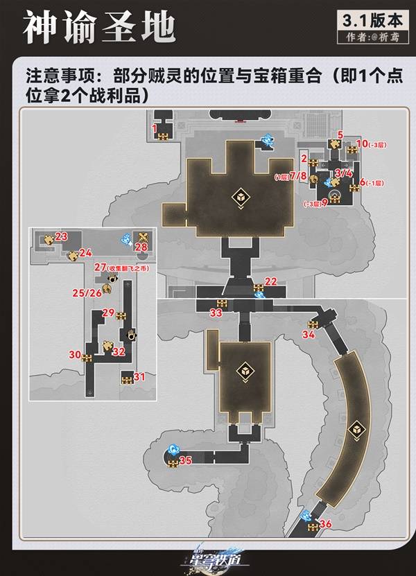 《崩坏星穹铁道》黎明神谕圣地雅努萨波利斯宝箱收集