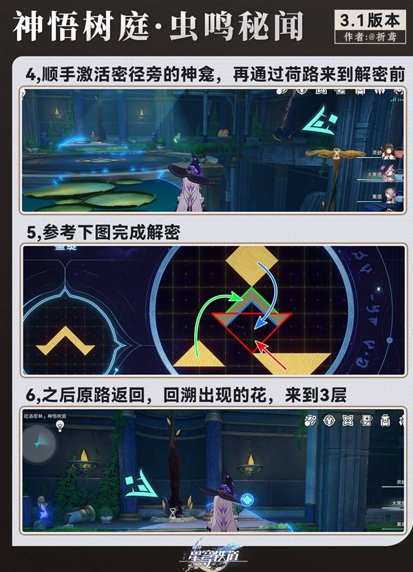 《崩坏星穹铁道》永夜呓语密林神悟树庭全宝箱收集攻略