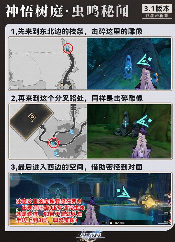 《崩坏星穹铁道》永夜呓语密林神悟树庭全宝箱收集攻略