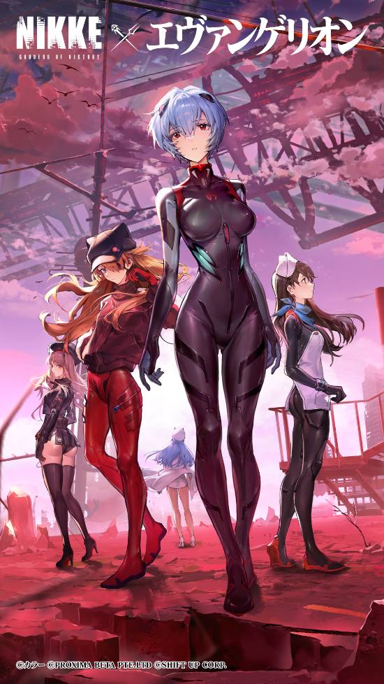 《妮姬》×EVA联动壁纸公开：身着作战服曲线明显