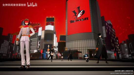 《女神异闻录：夜幕魅影》P5R联动版本PV 明智吾郎即将实装