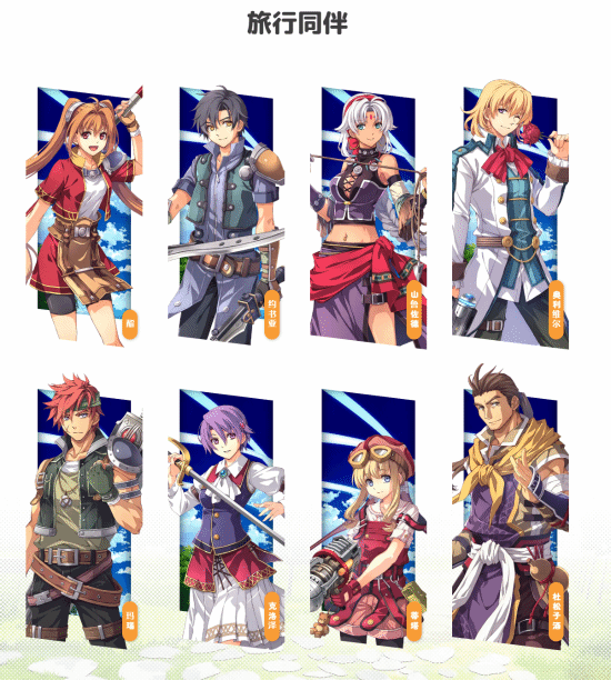 大换血！《空之轨迹1st》公开角色配音全新阵容