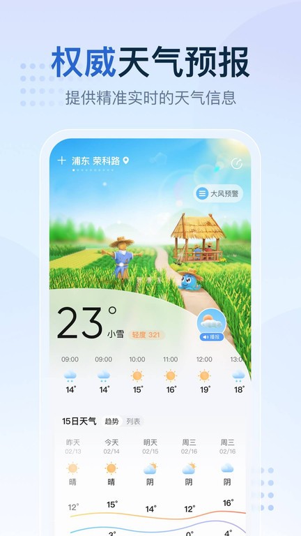 2345天气APP亮点