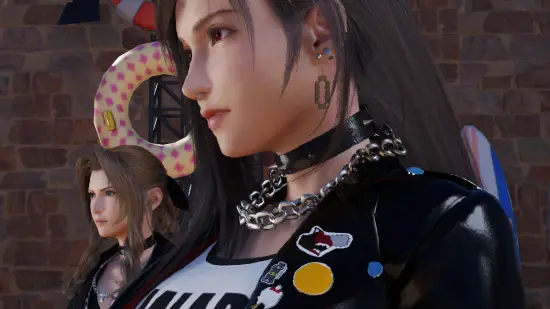《最终幻想7：重生》蒂法爱丽丝MOD：黑衣美少女超时尚
