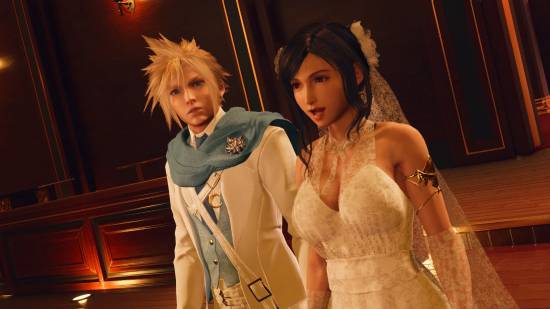 《最终幻想7：重生》蒂法绝美婚纱Mod：和克劳德可谓郎才女貌！