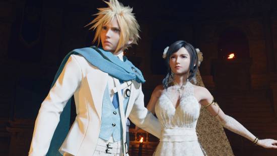 《最终幻想7：重生》蒂法绝美婚纱Mod：和克劳德可谓郎才女貌！