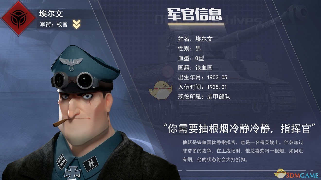 《战争公约：王牌使命》指挥官埃尔文介绍