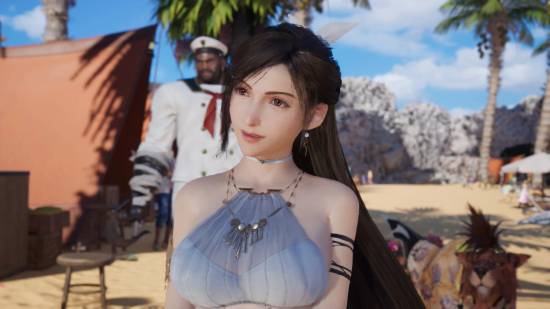 《FF7重生》蒂法mod：超美泳装热情美人鱼