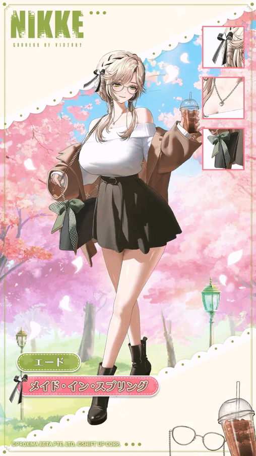 《妮姬》日服推出免费皮肤：登陆二十一天即可领取