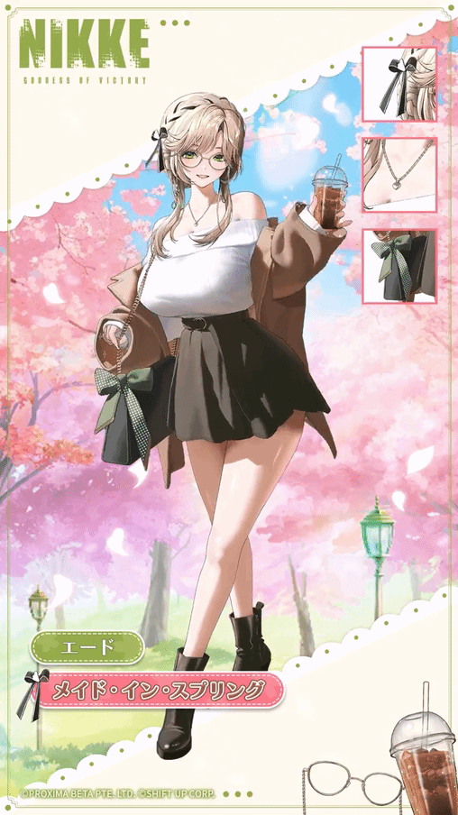 《妮姬》日服推出免费皮肤：登陆二十一天即可领取
