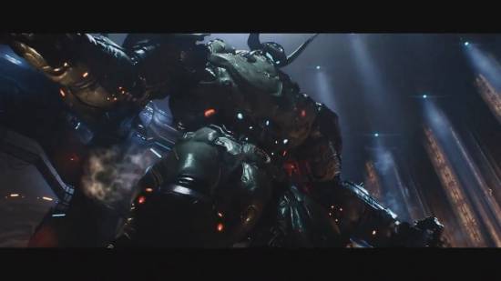 《毁灭战士：黑暗时代》新实机！巨型机甲粉碎恶魔