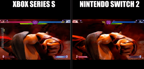 博主对比《街头霸王6》在Switch2与XSS平台上的运行情况：NS2的表现超出预期!