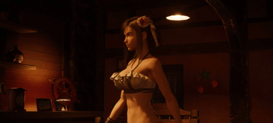 《最终幻想7：重生》蒂法超美MOD分享：快到夏天了就得穿泳装！