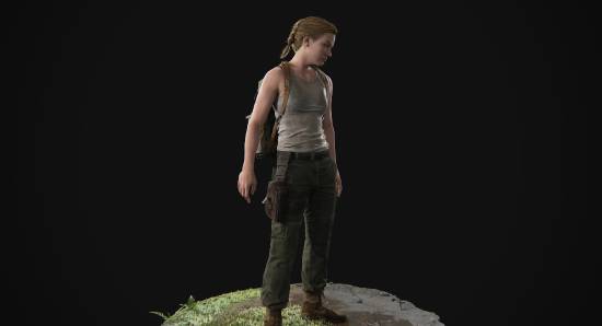 《最后生还者2：复刻版》PC版正常身材帅气艾比Mod：更加美丽动人了？