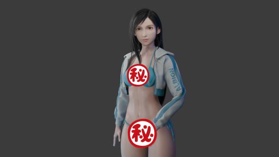 泳装蒂法清凉一夏！《最终幻想7：重生》服装替换MOD