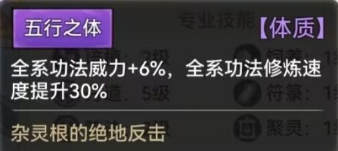 《最强祖师》全体质图鉴一览