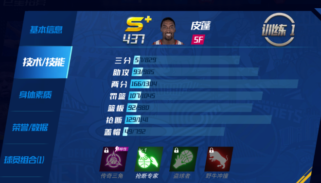 《nba篮球大师》皮蓬属性及获取方式介绍