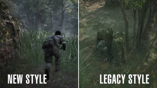 《MGS3RE》提供现代和怀旧两种游玩模式 视角滤镜皆不同